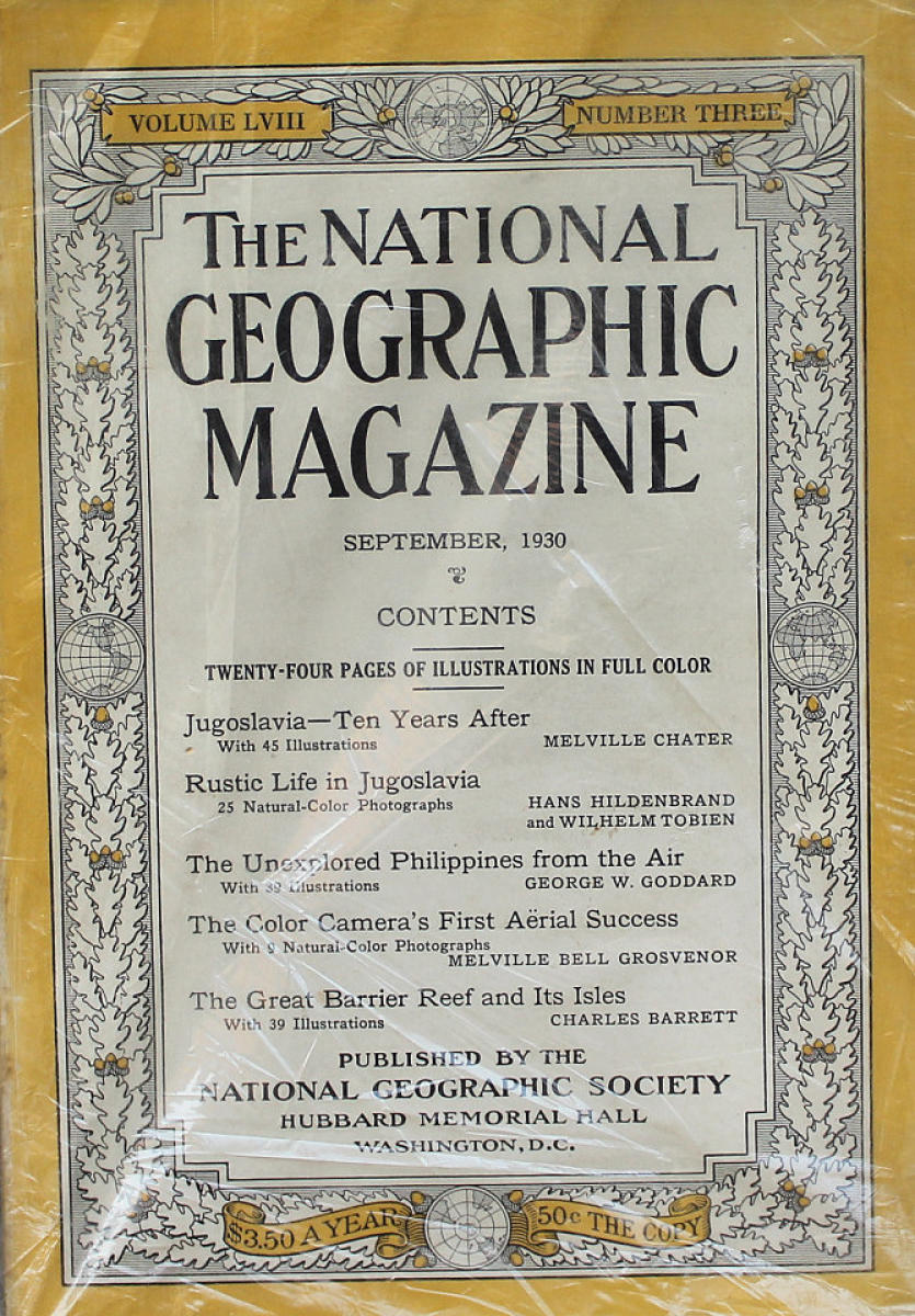 National Geographic | September 1930 at Wolfgang's