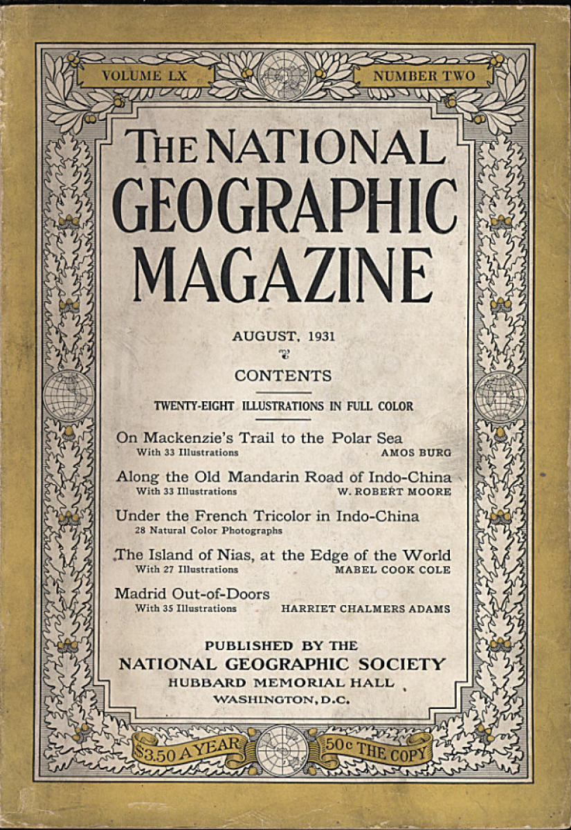 National Geographic | August 1931 at Wolfgang's