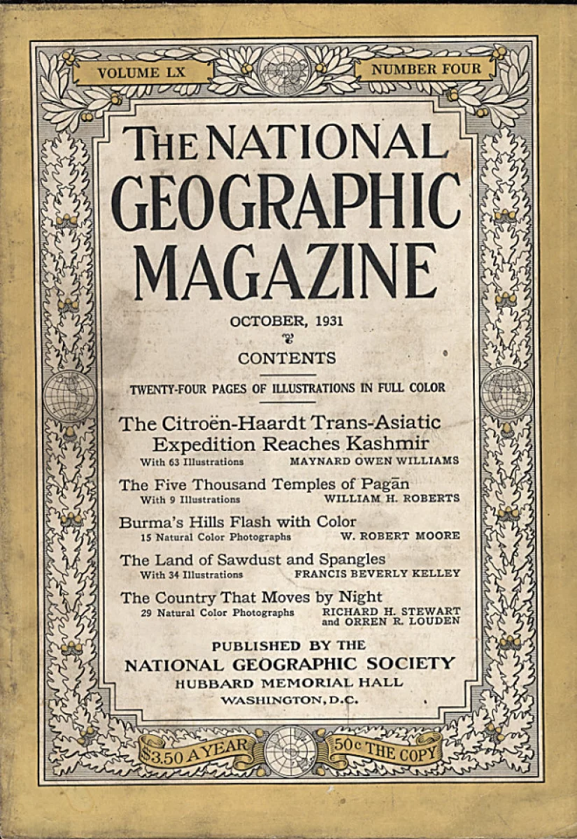 National Geographic | October 1931 at Wolfgang's