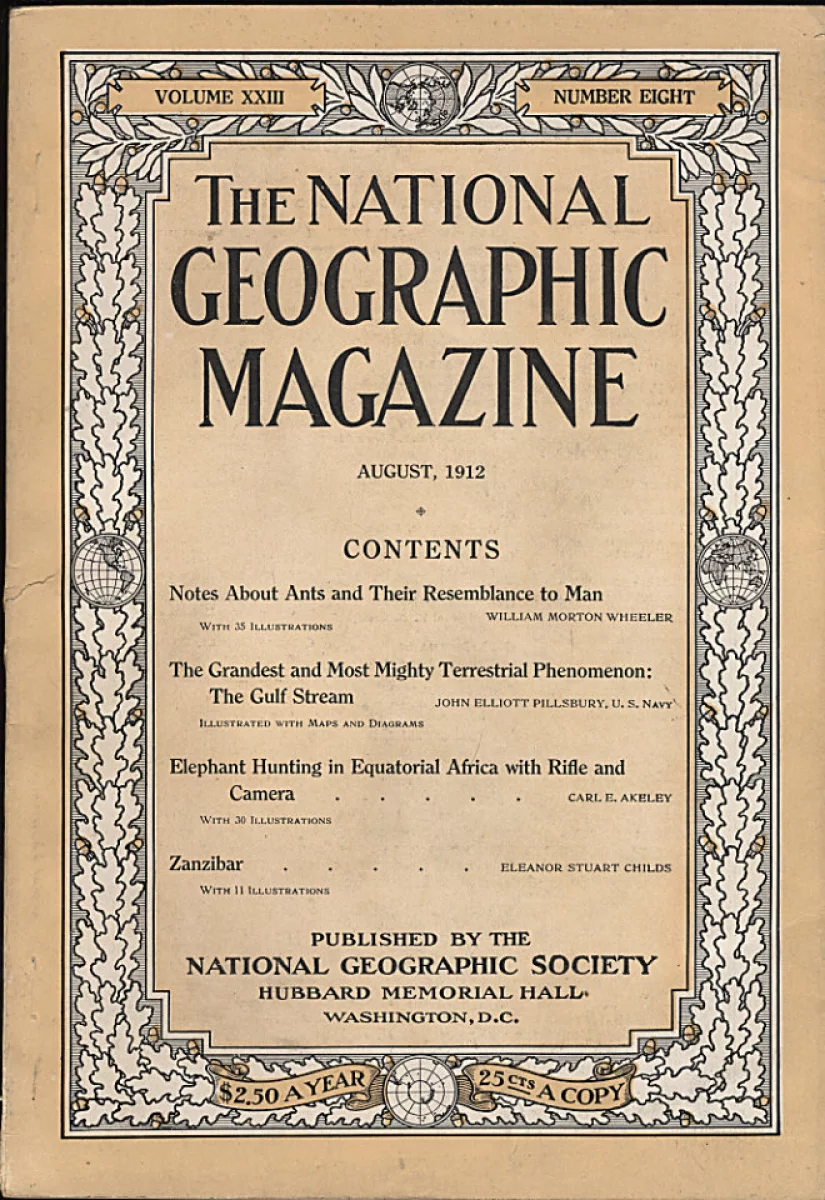 National Geographic August 1912 at Wolfgang's