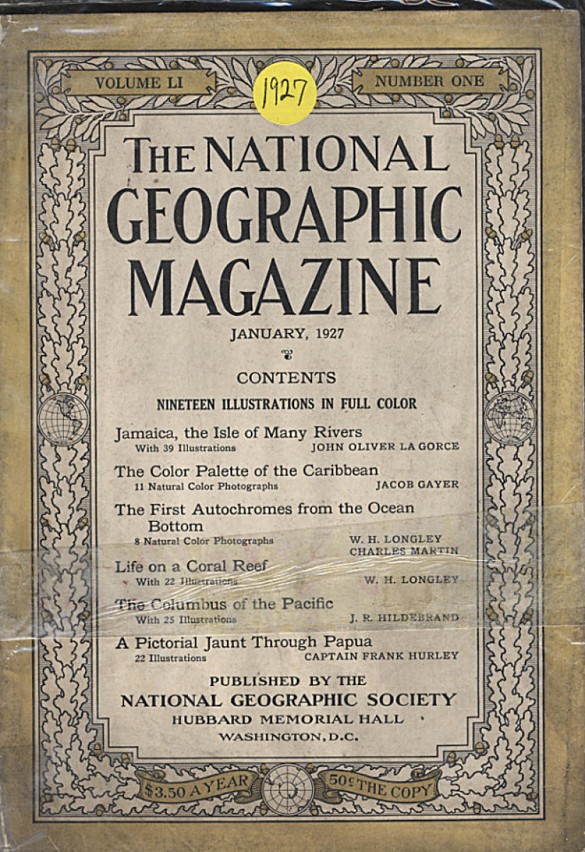 National Geographic | January 1927 at Wolfgang's