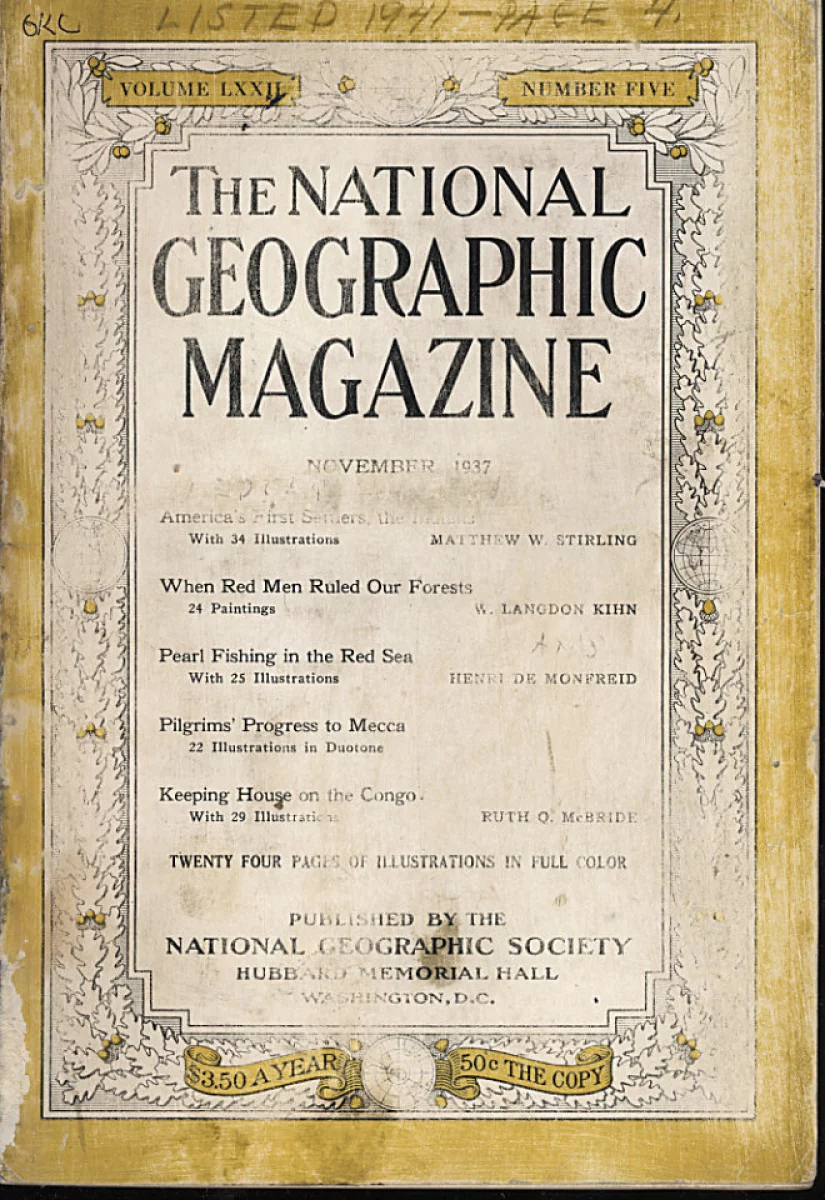 National Geographic | November 1937 at Wolfgang's