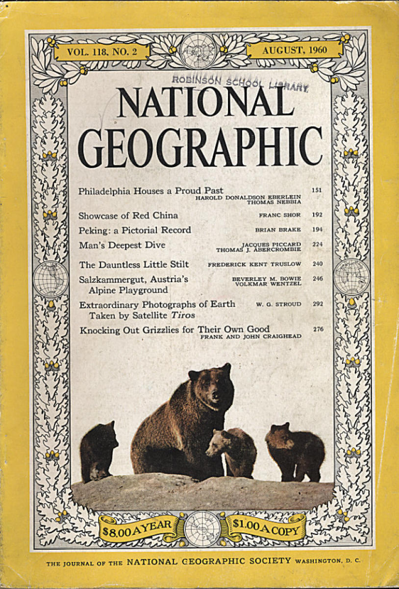 National Geographic August 1960 at Wolfgang's