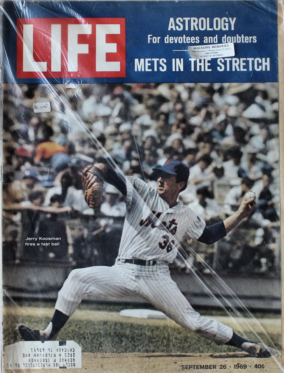 LIFE MAGAZINE - SEPTEMBER 26, 1969 (METS IN THE STRETCH, JERRY