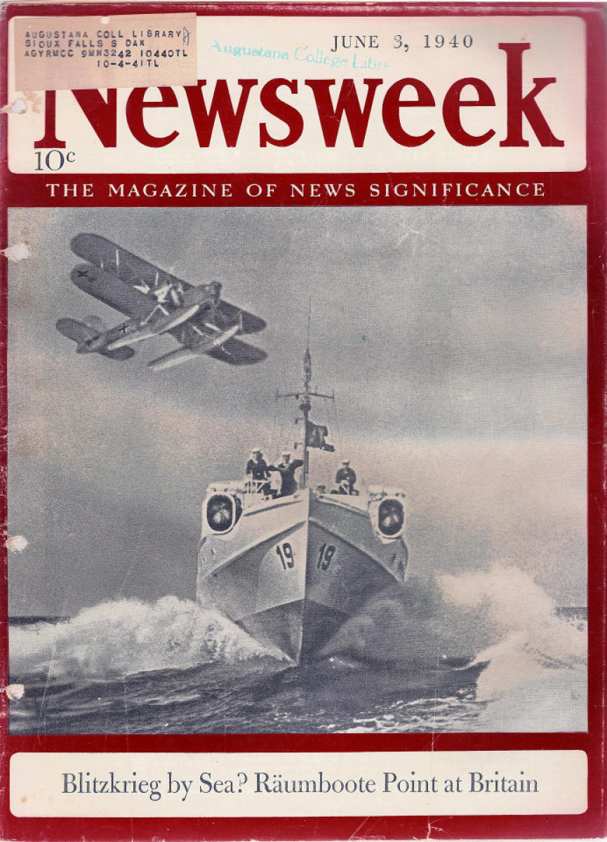 Newsweek | June 3, 1940 at Wolfgang's