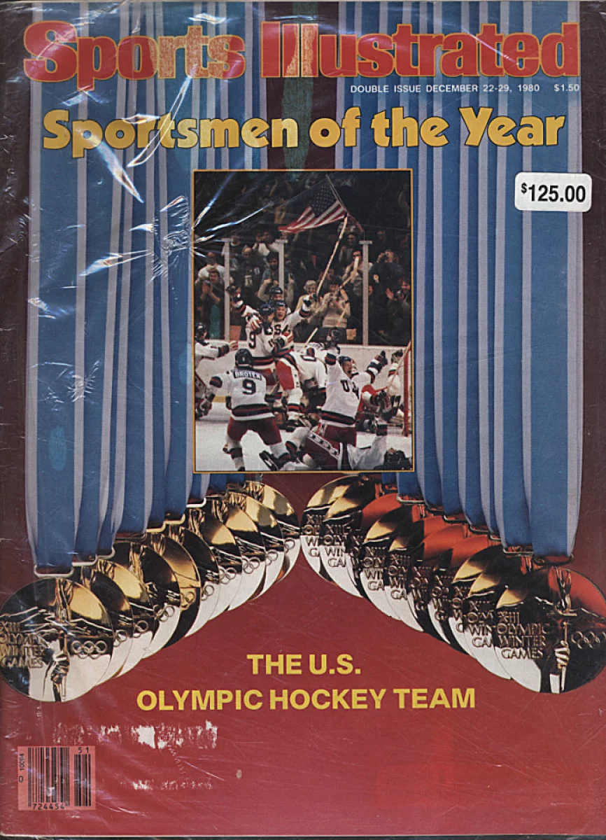 Sports Illustrated Posters of the U.S. Hockey Team during the 1980 Winter  Olympics