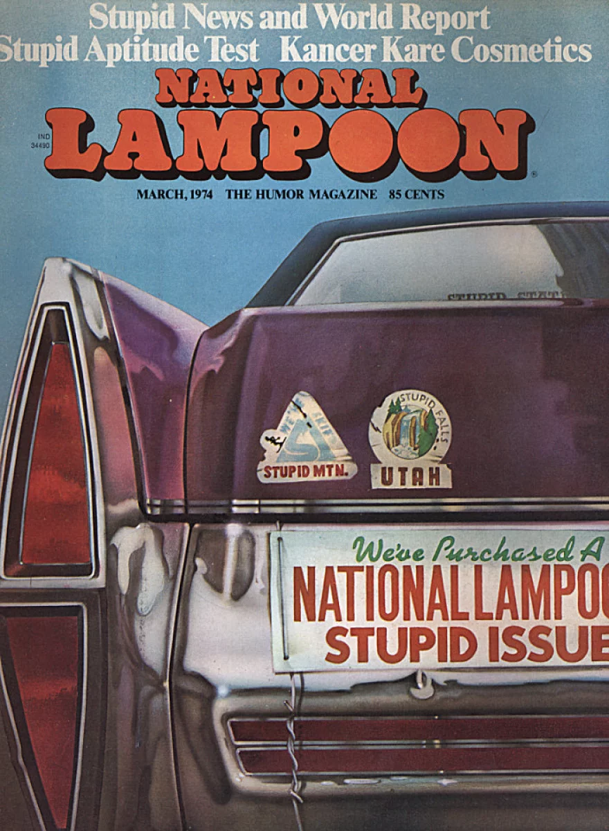 National Lampoon March 1974 at Wolfgang's