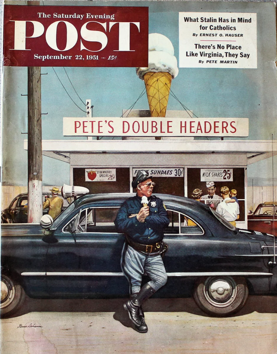 The Saturday Evening Post September 22 1951 At Wolfgangs 8114