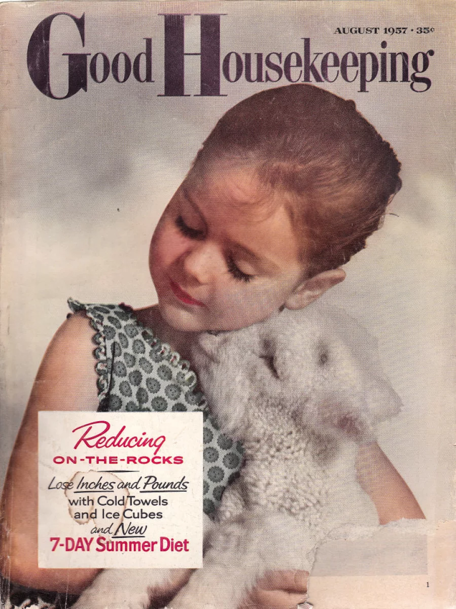 Good Housekeeping August 1957 At Wolfgangs 