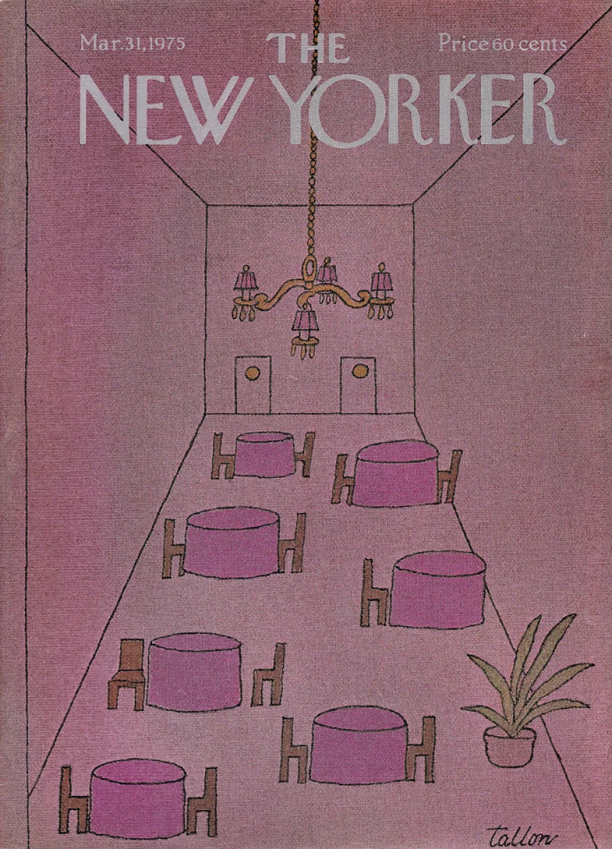 The New Yorker | March 31, 1975 at Wolfgang's