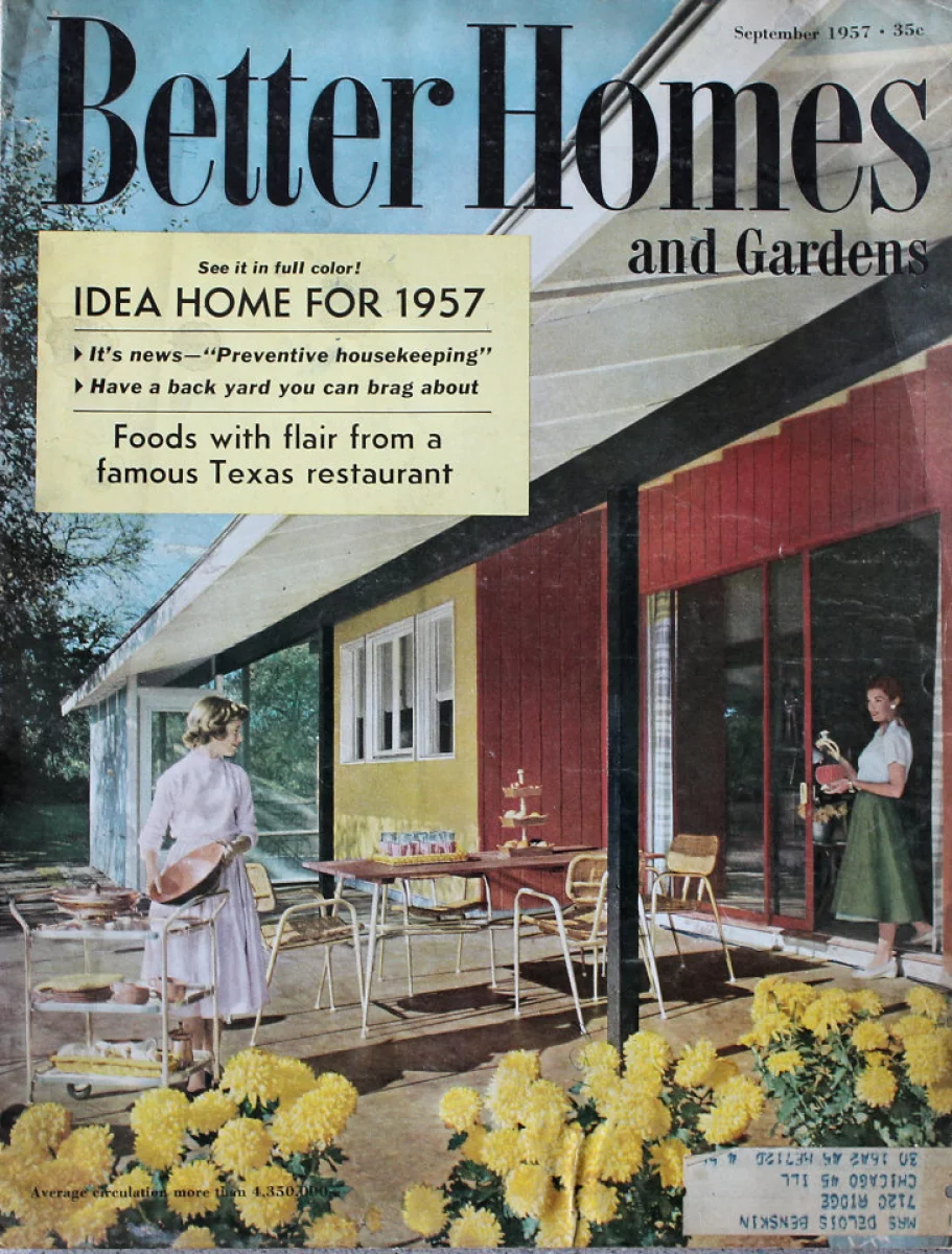 Better Homes And Gardens | September 1957 at Wolfgang's