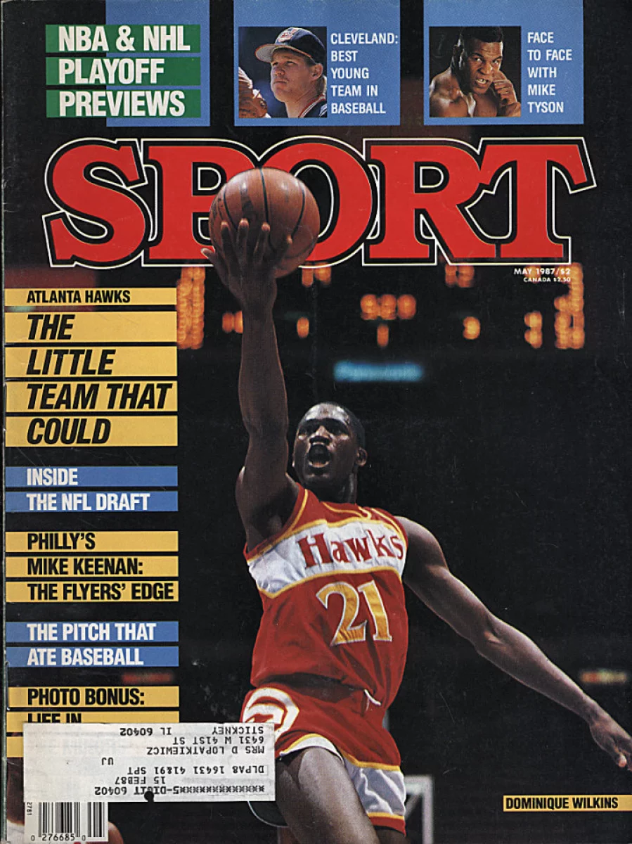 Dominique Wilkins Atlanta Hawks Sport Magazine - May 1987