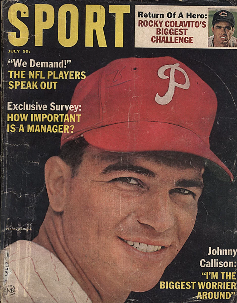 Philadelphia Phillies Johnny Callison Sports Illustrated Cover by Sports  Illustrated