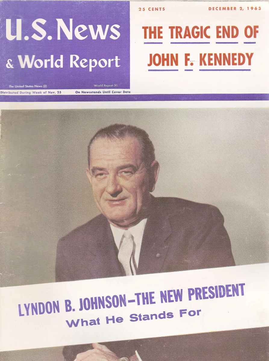 U.S. News & World Report December 2, 1963 at Wolfgang's