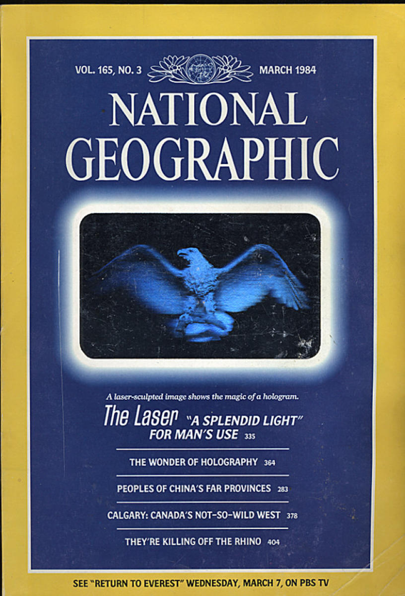 National Geographic March 1984 at Wolfgang's