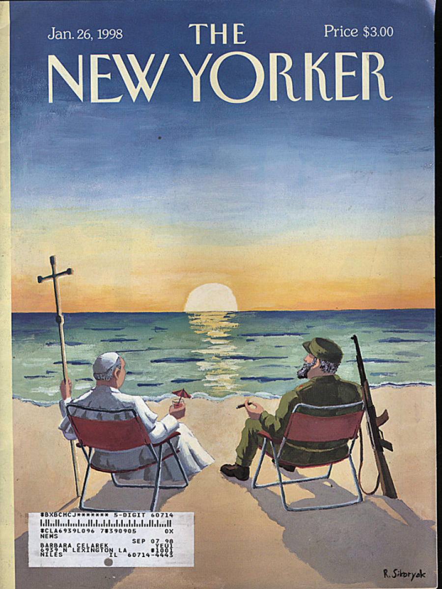 【希少】V magazine 創刊号1998 The New Yorker | January 26, 1998 at Wolfgang's