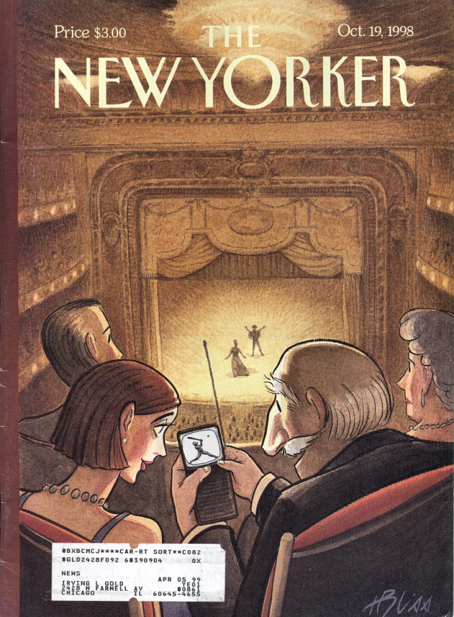 The New Yorker  October 19, 1998 at Wolfgang's