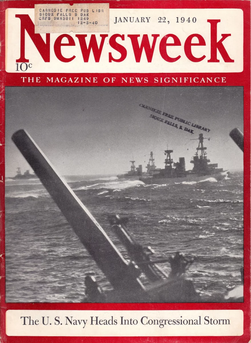 Newsweek | January 22, 1940 at Wolfgang's