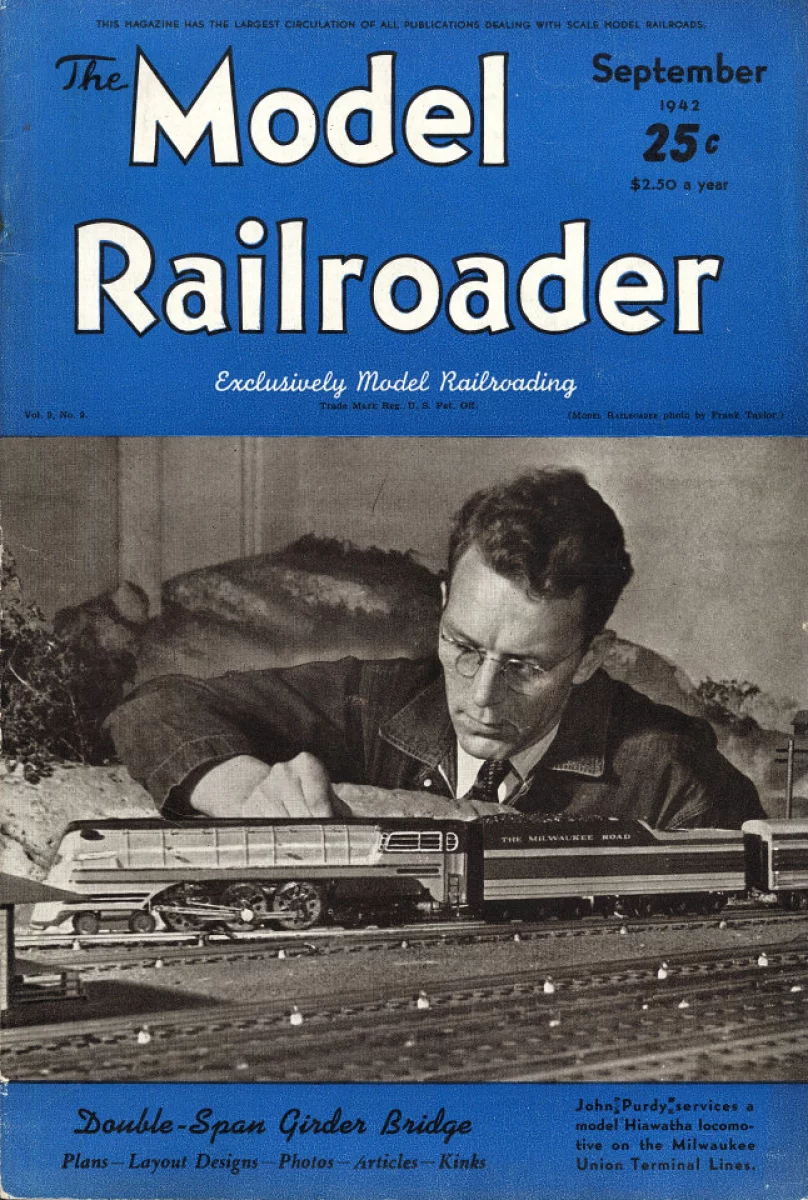 Model Railroader September 1942 at Wolfgang's