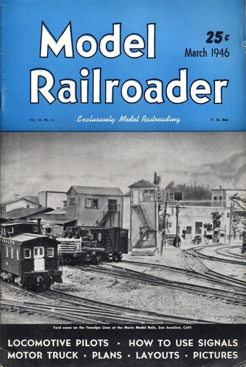 Model Railroader March 1946 at Wolfgang's