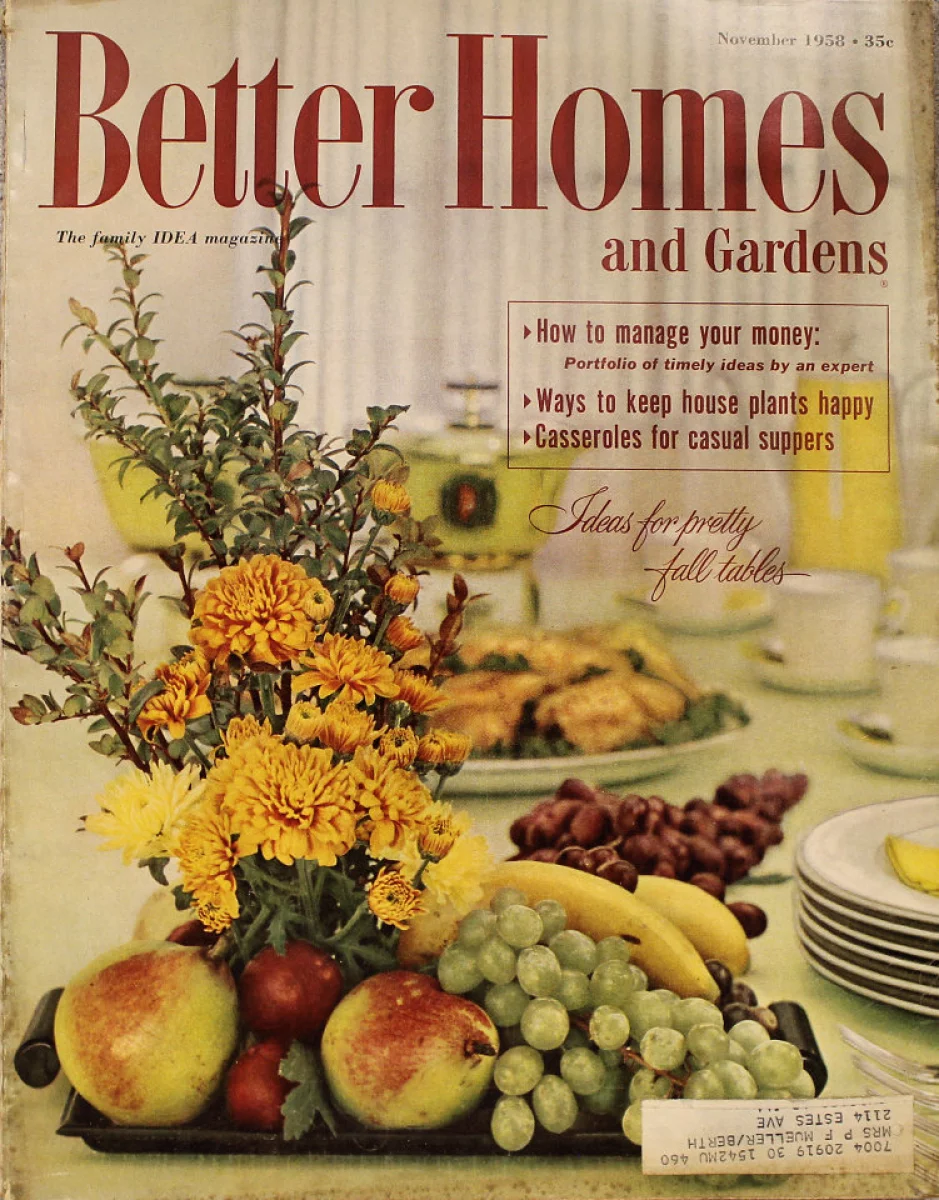 Better Homes And Gardens November 1958 At Wolfgang S   Better Homes And Gardens Vintage Magazine Nov 1 1958.webp