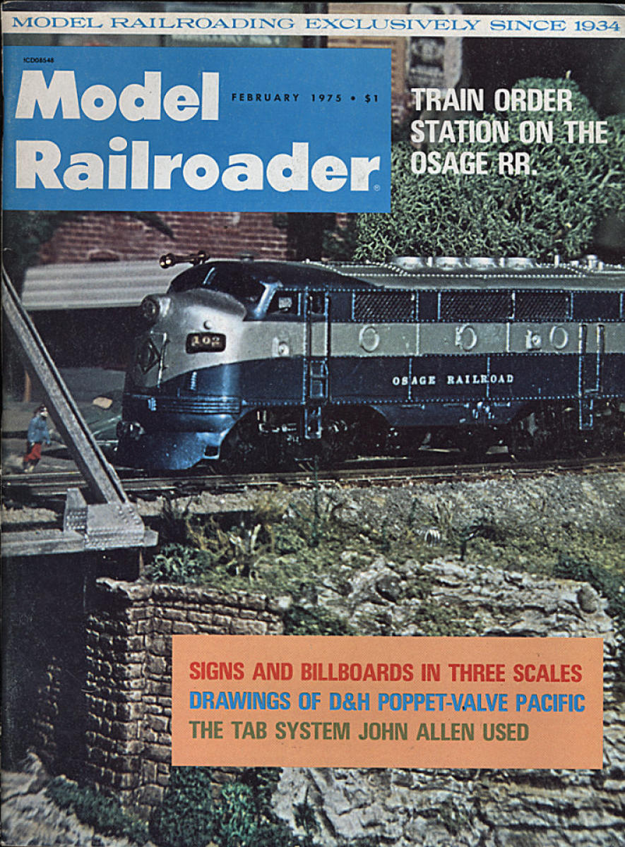 Model Railroader | February 1975 at Wolfgang's