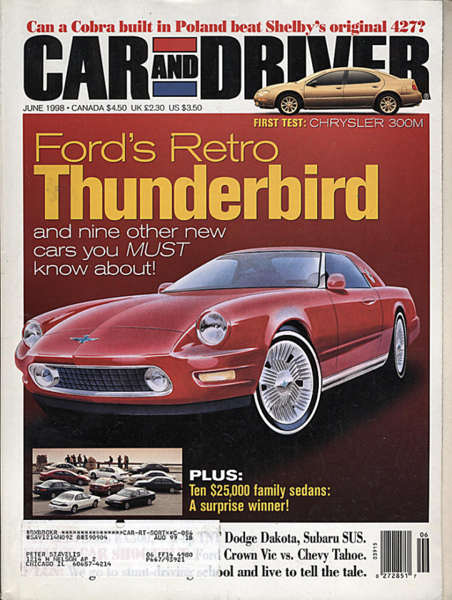 Car and Driver June 1998 at Wolfgang's