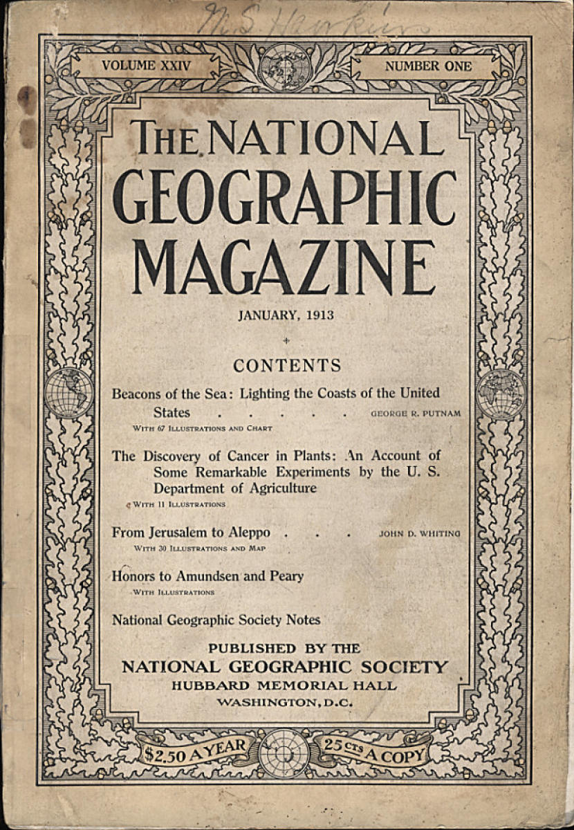 National Geographic | January 1913 at Wolfgang's