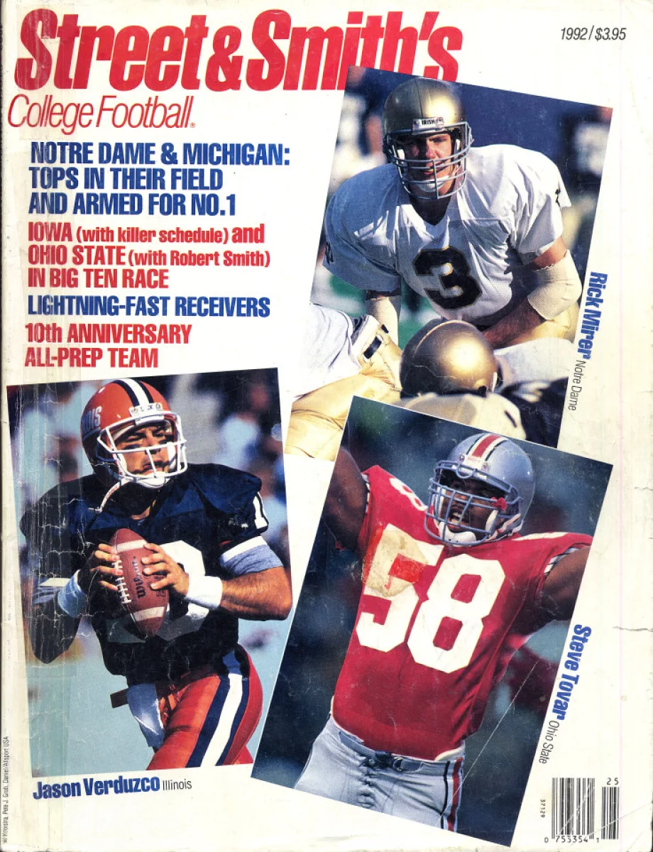 Street & Smith's College Football Yearbook 1992 at Wolfgang's