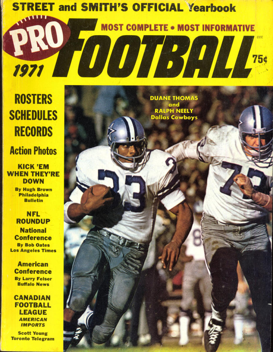 Street & Smith's ProFootball Yearbook 1971 at Wolfgang's