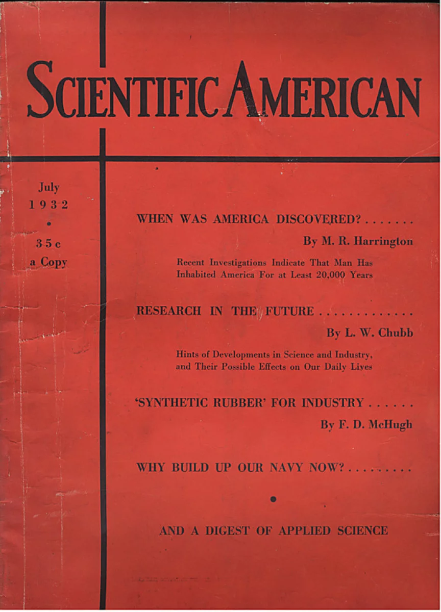 Scientific American | July 1932 At Wolfgang's