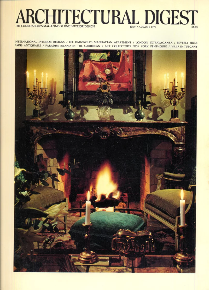 Architectural Digest July 1975 At Wolfgangs