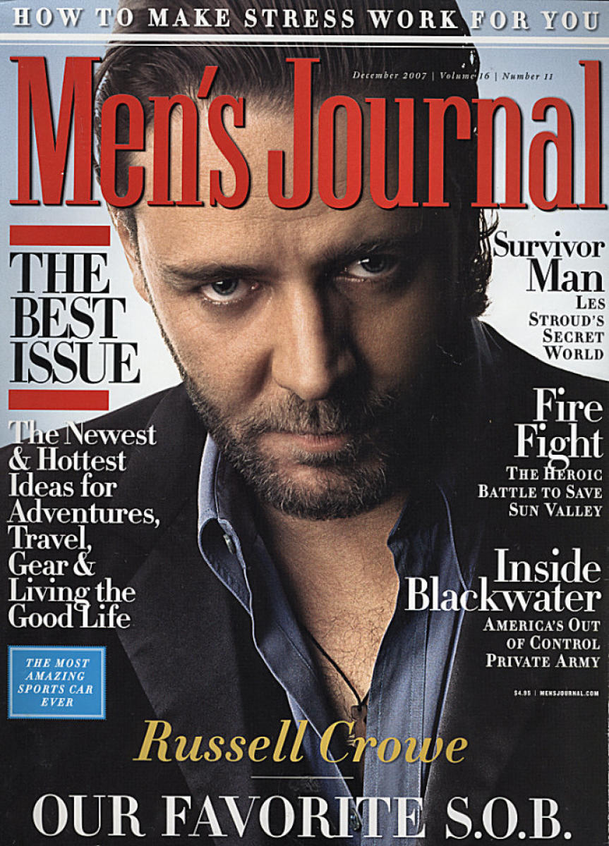 Men's Journal December 2007 at Wolfgang's