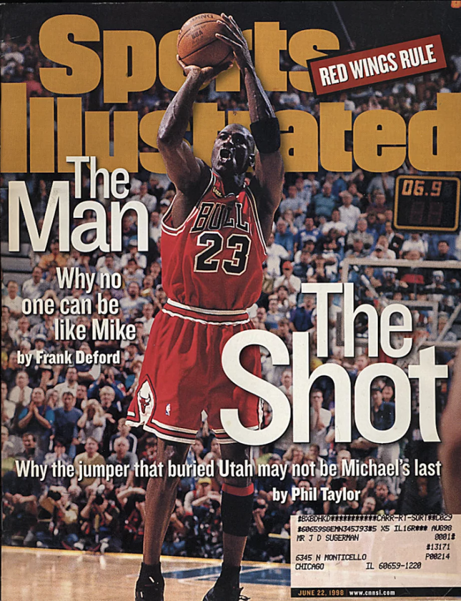 Vintage Rare! Sports illustrated magazine MICHAEL JORDAN pictures of 87 oop