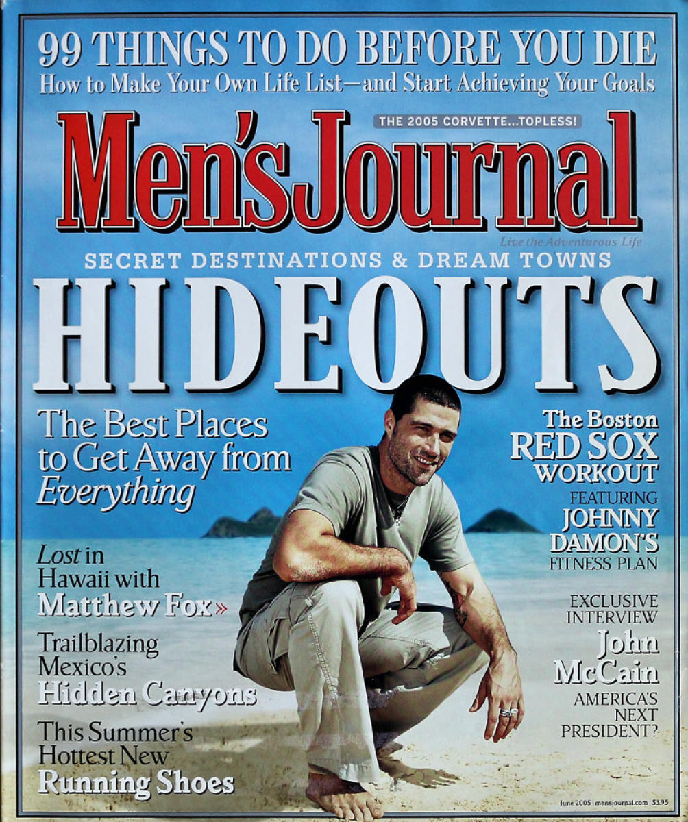 Men's Journal June 2005 at Wolfgang's