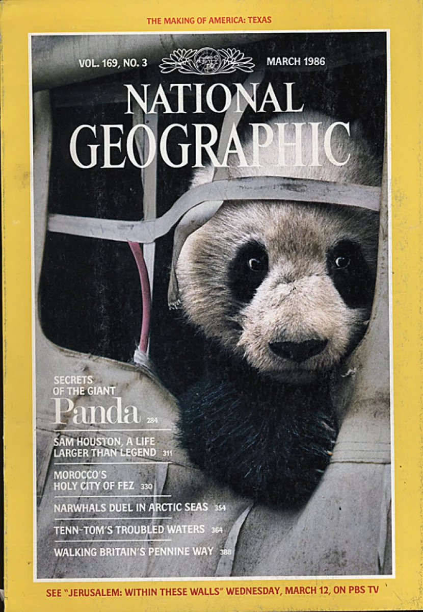 National Geographic March 1986 at Wolfgang's