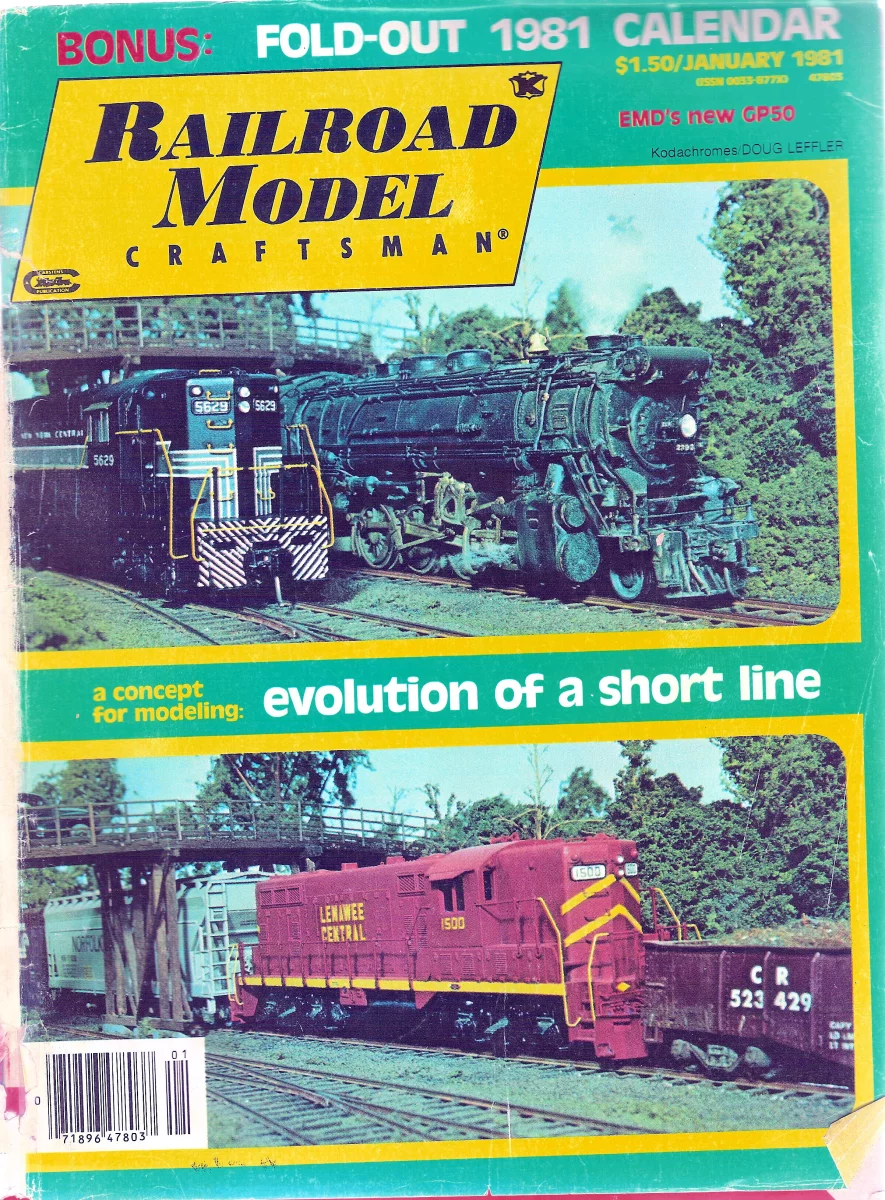 Railroad Model Craftsman | January 1981 at Wolfgang's