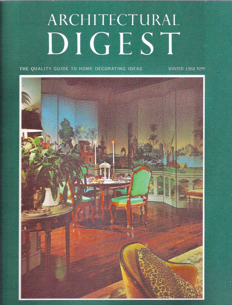 Architectural Digest December 1968 at Wolfgang's