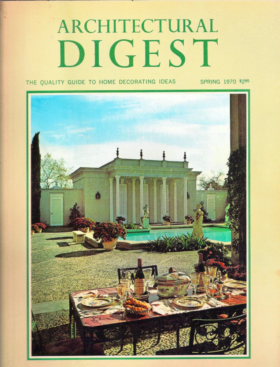 Architectural Digest | April 1970 At Wolfgang's