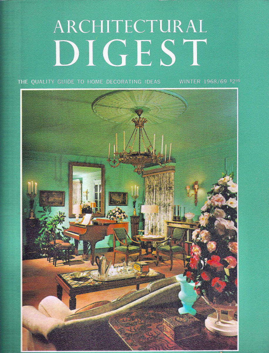 Architectural Digest | December 1968 at Wolfgang's