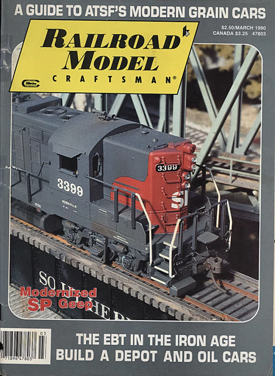 Railroad Model Craftsman March 1990 at Wolfgang's