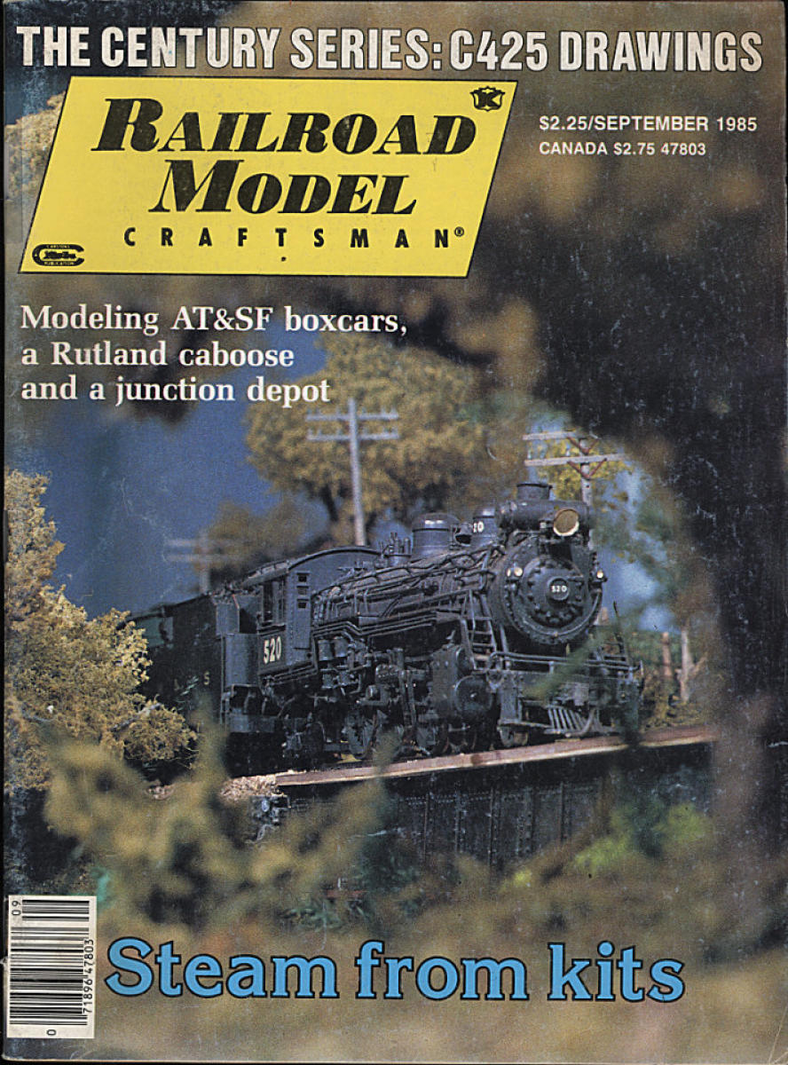 Railroad Model Craftsman | September 1985 at Wolfgang's