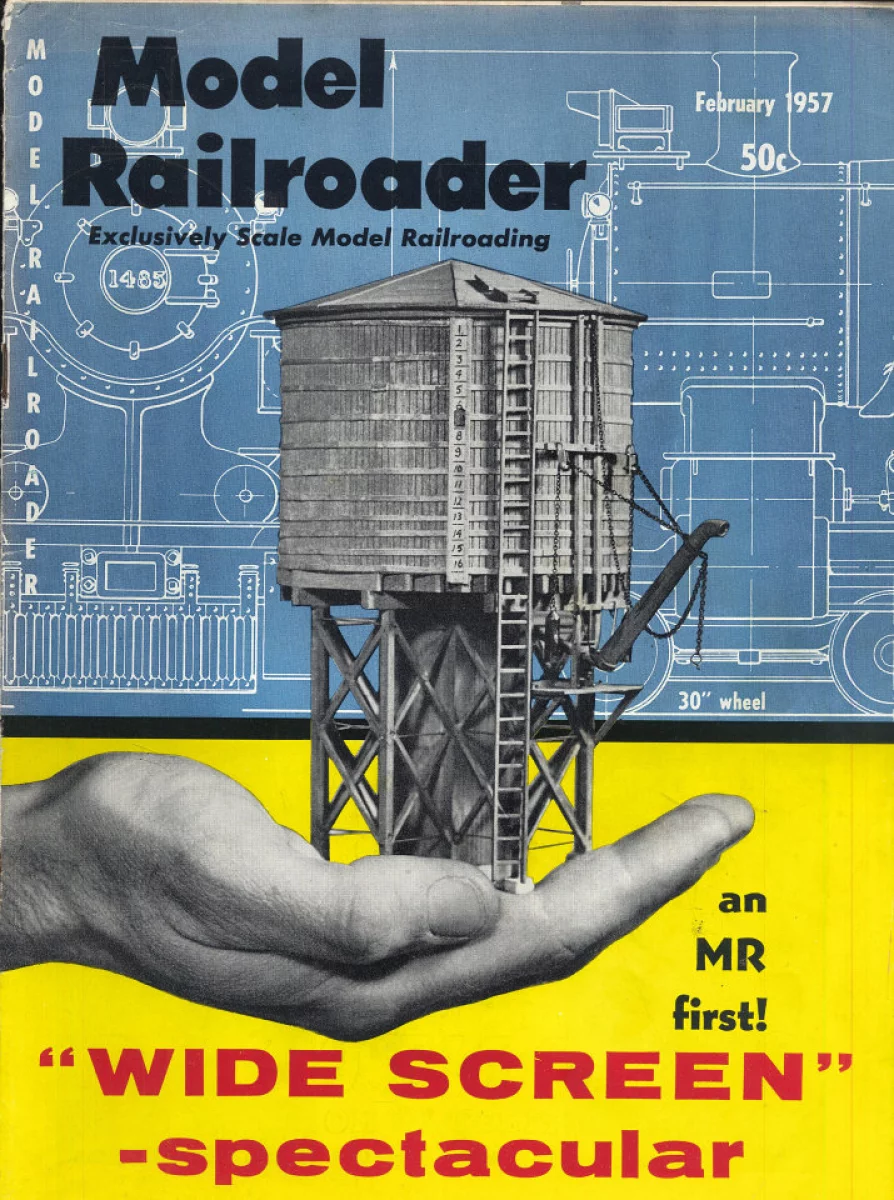 Model Railroader February 1957 at Wolfgang's