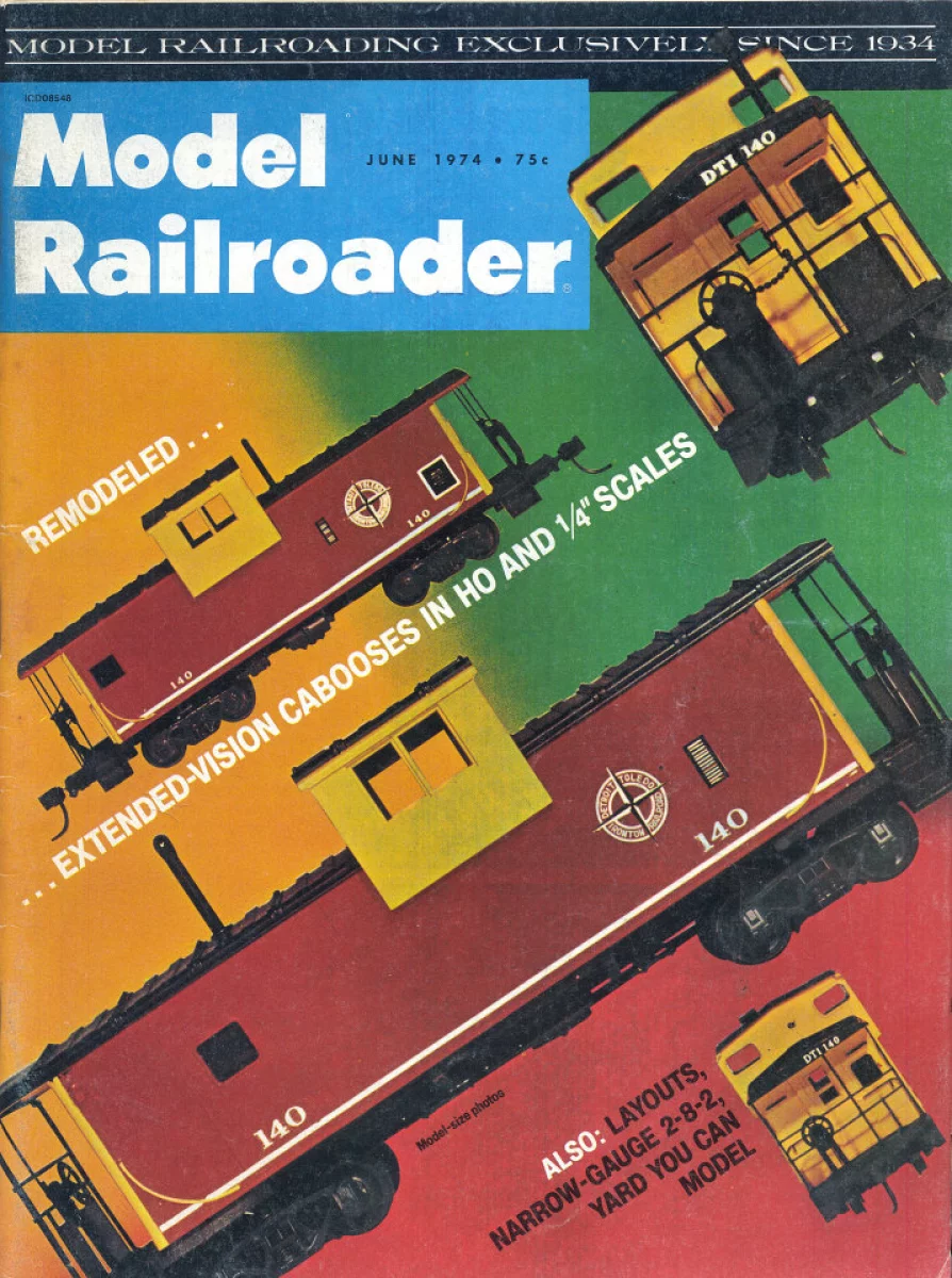 Model Railroader June 1974 at Wolfgang's