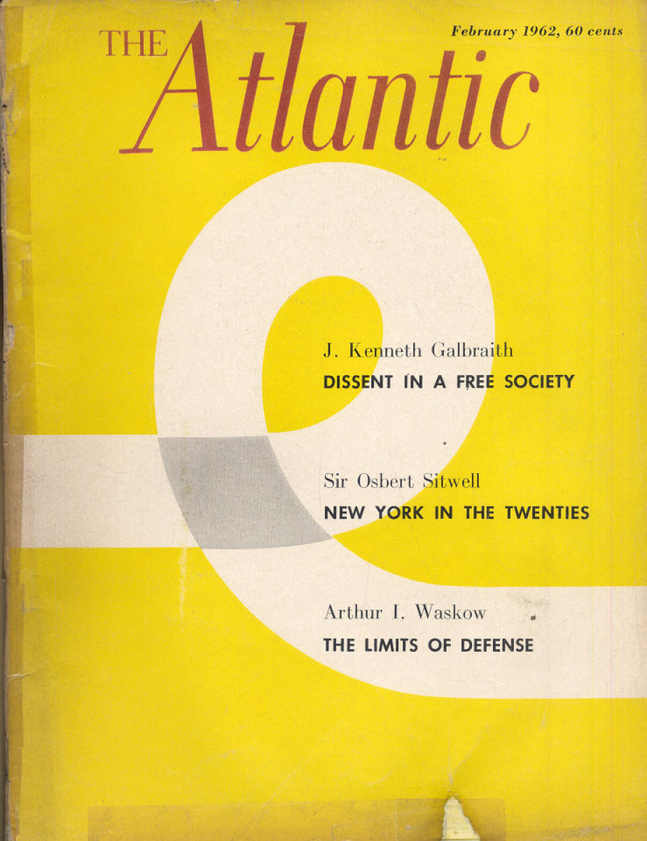 The Atlantic February 1962 at Wolfgang's