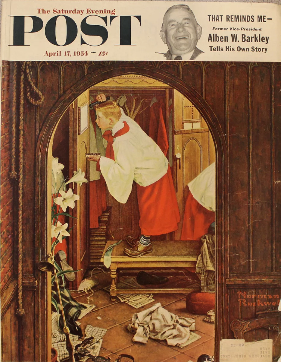 The Saturday Evening Post | April 17, 1954 At Wolfgang's