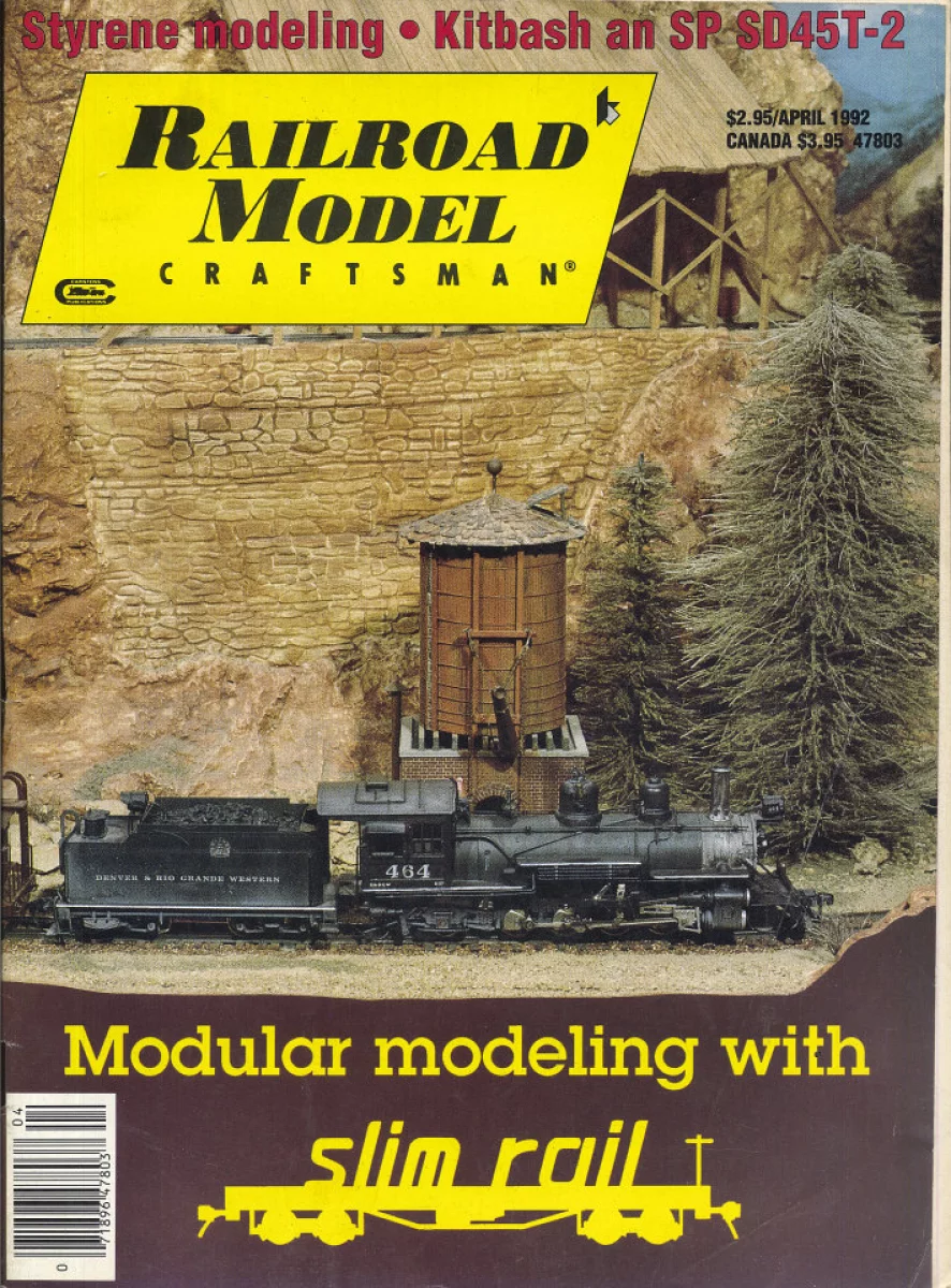 Railroad Model Craftsman April 1992 at Wolfgang's
