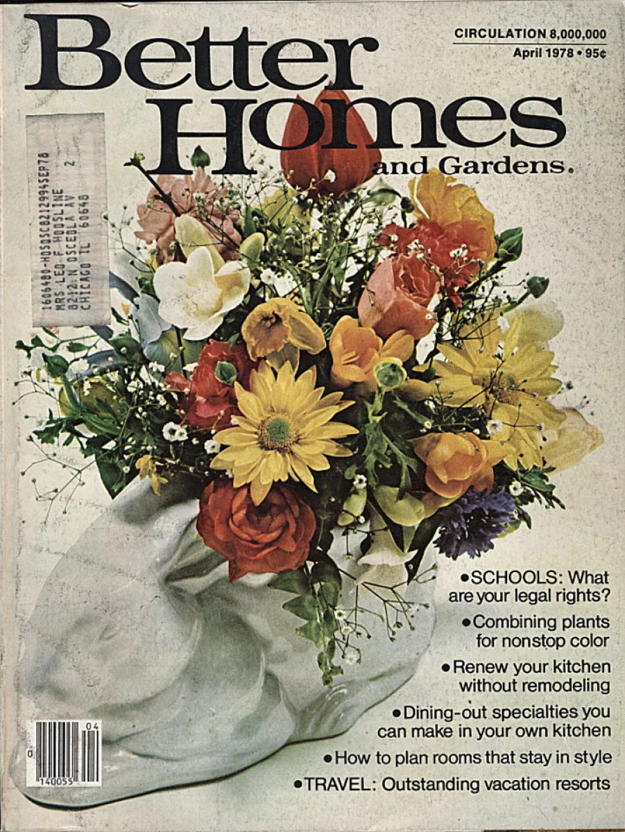 Better Homes And Gardens Magazine April 1978 At Wolfgang S