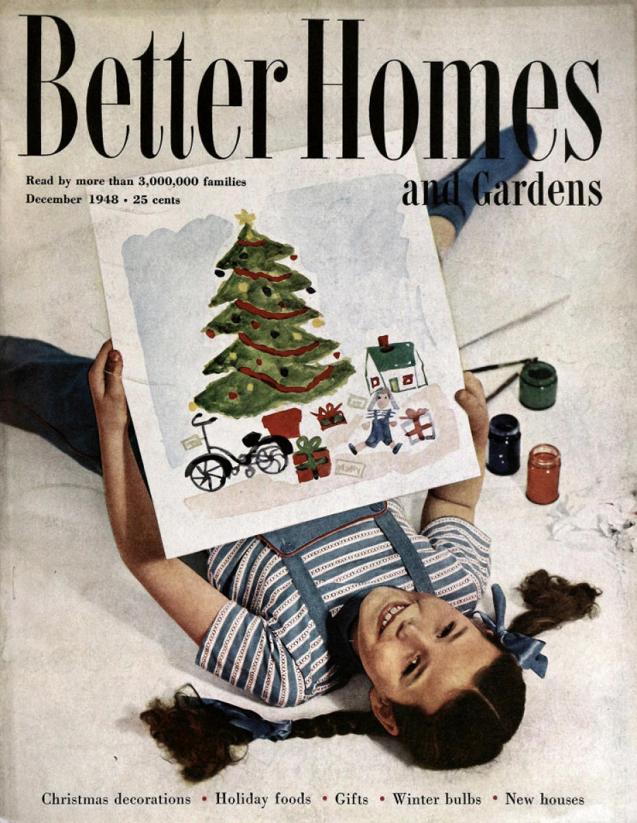 Better Homes And Gardens December 1948 At Wolfgang S   Better Homes And Gardens Vintage Magazine Dec 1 1948 