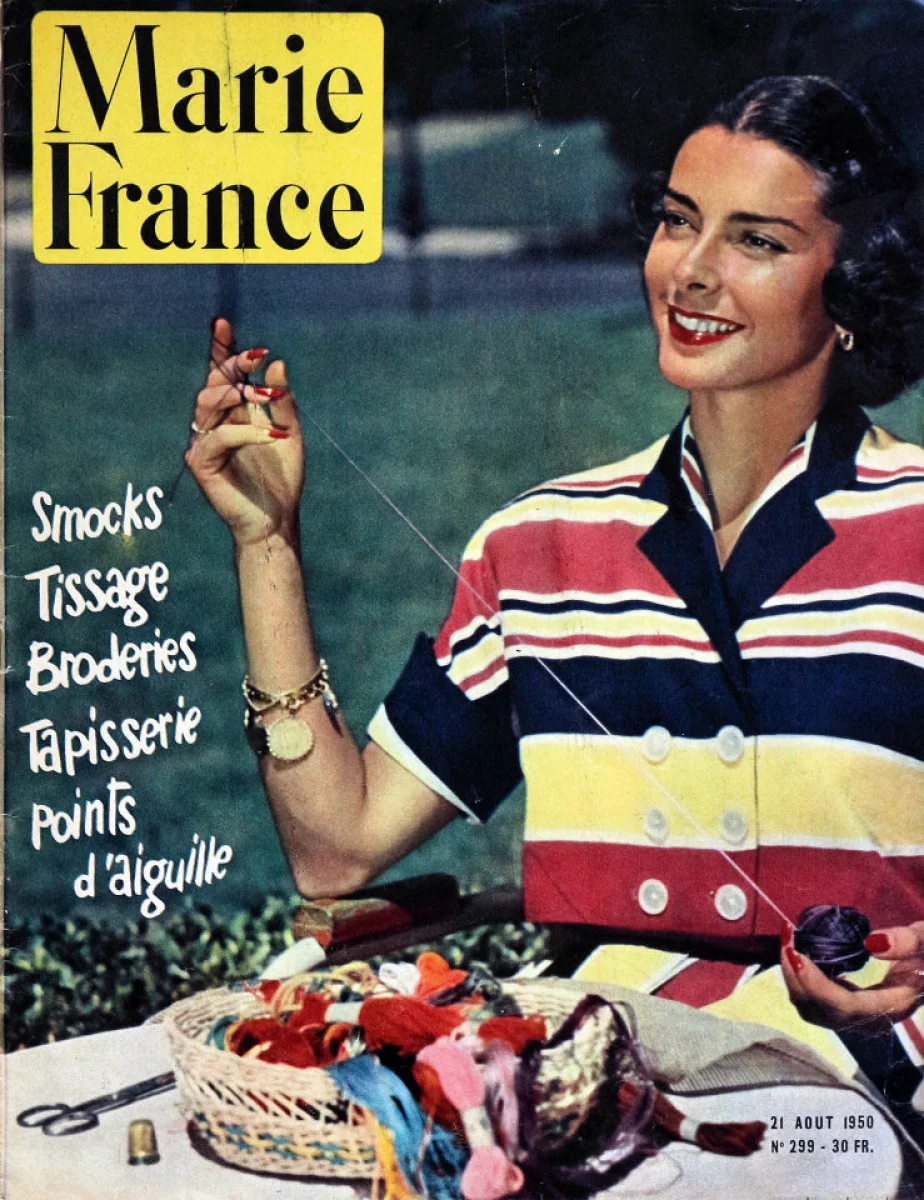 Advertising on Marie France magazine